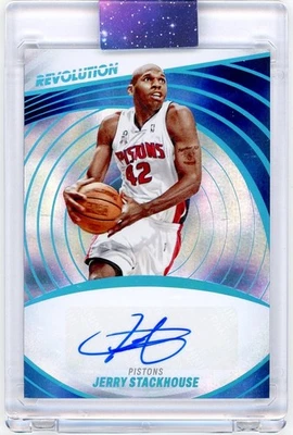 2022-23 Panini Revolution - Jerry Stackhouse Autographs /25 Pistons - Image 1 of 2
