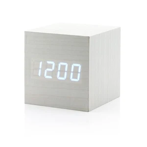 Digital Alarm Clock Wooden Alarm Clocks LED Clock for Bedroom Small Digital C... - Picture 1 of 3