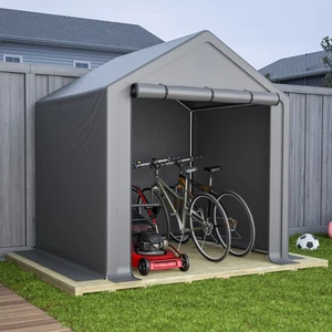 Geräteschuppen Gartenschuppen Gerätehaus Unterstand Motorrad Fahrradgarage - Bild 1 von 8