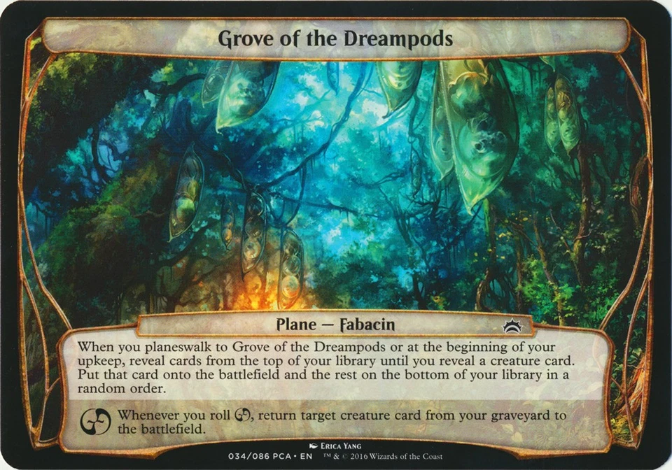 Grove of the Dreampods - Oversized - Planechase Anthology # MTG Magic The Gather - Image 1 of 1