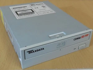 Traxdata CDD4911/45 Retro CD ROM RW Brenner IDE ATAPI beige CDRW 16X Speed* L122 - Bild 1 von 2