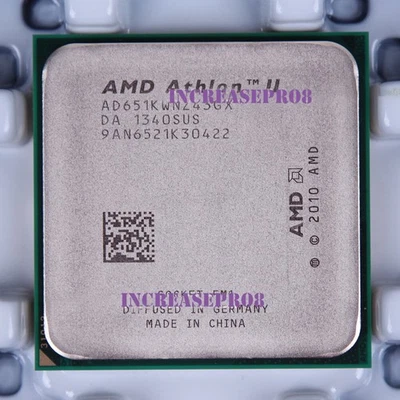 AMD Athlon II X4 651K AD651KWNZ43GX Processor 3GHz Socket FM1 100W 1800 MHz - Image 1 of 4