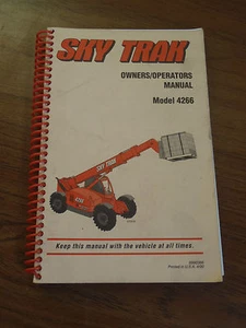 SKY TRAK 4266 MANIPULADOR TELESCÓPICO PROPIETARIOS MONTACARGAS OPERADORES MANUAL USADO ENVÍO GRATUITO - Imagen 1 de 4