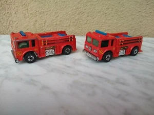 VINTAGE HOT WHEELS FIRE EATER 1976 HONG KONG PAIR - Picture 1 of 6