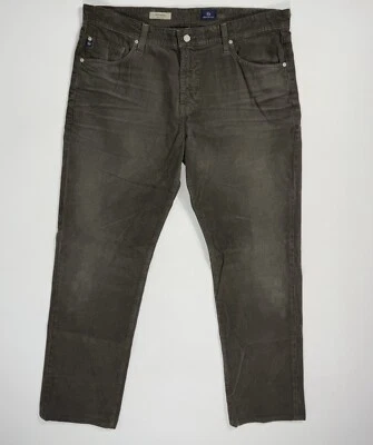 Adriano Goldschmied AG Hombres 38 (39x33) El Graduado Pierna A Medida Pana Moderna Foto 1 de 4