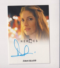 DAWN OLIVERI AUTOGRAPH 2010 HEROES "LYDIA" AUTO RITTENHOUSE ARCHIVES CARD RARE