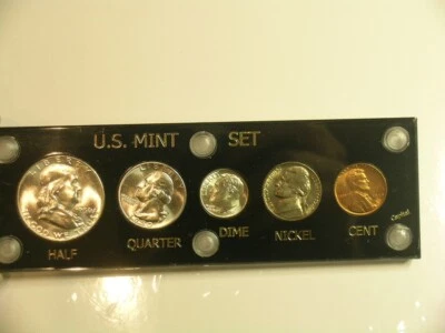 1950 Brilliant Uncirculated Coin Year Set  - Capital Holder   Birth Year - Image 1 of 4