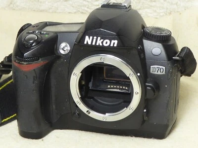 Nikon D70 6.1MP Digital SLR Camera - Black (Body only)  WORKING CONDITION - Image 1 of 4