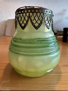 Antike Jugendstil Steckvase Vase Malerei Gitter Vase Top!👍 - Bild 1 von 15