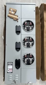 Siemens Power Mod 3 Gang Meter Stack WMM31225 1PH IN 1PH OUT NEW 225amp - Picture 1 of 1