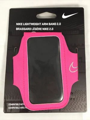 NEW Nike Lightweight Arm Band 2.0 NRN43611OS Pink/Gray - Image 1 of 4