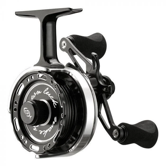 13 Fishing Black Betty 6061 Machined Inline Reel Left Hand Ice Reel 6061-2015LH - Image 1 of 1