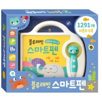 BR Smart Pen 1291 Sounds Korean English Chinese 47p 1 Book 23 Topics Play Toy  - Image 1 of 4