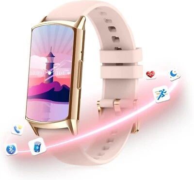 Smartwatch Damen Telefonfunktion Armbanduhr Watch für iPhone Samsung Huawei Tab - Bild 1 von 4