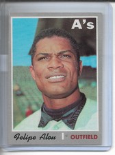 1970 Felipe Alou Topps #434 Oakland Athletics