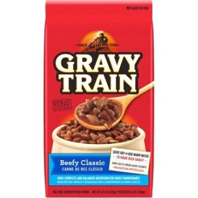 Gravy Train Beefy Classic Dry Dog Food, 3.5 lb - Image 1 of 2