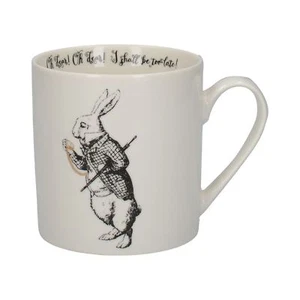 Alice In Wonderland White Rabbit Mug Fine China Archive Image Tea Cup Gift Box - Picture 1 of 4