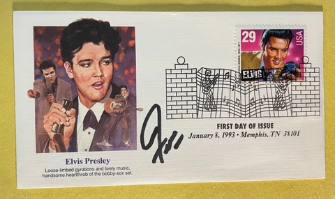 SIGNED TEEN IDOL FABIAN FORTE FDC AUTOGRAPHED FIRST DAY COVER Cover
