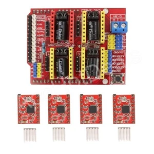 Kit CNC 1x driver scudo e 4 driver A4488 per Arduino UNO R3 ATmega328P CH340G - Foto 1 di 4