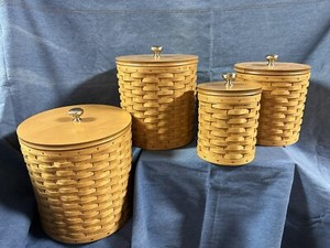 限定数のみ Longaberger canister basket ロンガバーガー 2セット