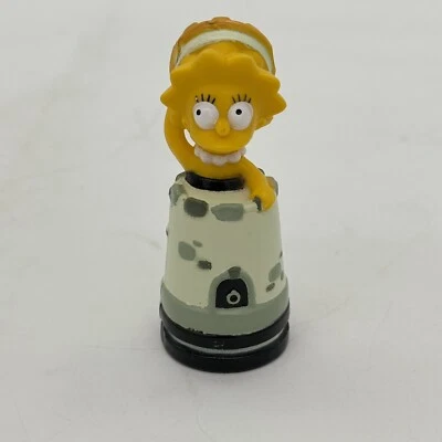 Conjunto de xadrez The Simpsons 3D Lisa The Rook preto peça de reposição boneco 2001 - Imagem 1 de 4