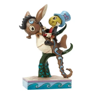 RARO WALT DISNEY TRADICIONES JIM SHORE JIMINY CRICKET EQUITACIÓN ALREDEDOR DE 4043648 NUEVO EN CAJA - Imagen 1 de 1