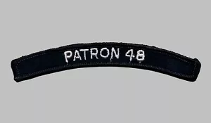 US Navy VP-48 Boomerangers PATRON Patrol Squadron UIM Shoulder Rocker Tab - Picture 1 of 1