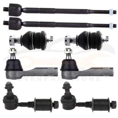 8Pcs For 1998-2001 Nissan Altima Suspension Front Ball Joints Tie Rods Sway Bars Foto 1 de 4