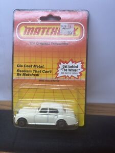 MATCHBOX ORIGINAL COLLECTABLES 1985 WHITE ROLLS ROYCE #MB 62 NEW IN SEALED CARD