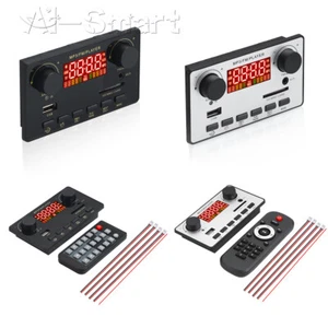 80W 2*40W Amplifier Bluetooth Decoder Board 12V Car FM Radio Module TF USB AUX - Picture 1 of 18