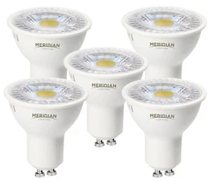 LED GU10 Light Bulb Cool White 6500K, 50W Halogen Spotlight Equivalent - Picture 1 of 4
