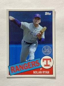 2020 Topps Mini 1985 Insert #85TB-44 Nolan Ryan Texas Rangers - Picture 1 of 2