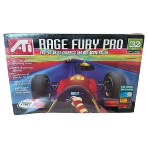 ATI Rage Fury Pro 32MB AGP VIVO Graphics Card - Software Included (NEW SEALED) - Picture 1 of 8
