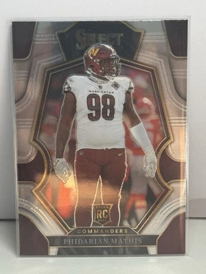2022 Panini Select Football #200 Phidarian Mathis RC Premier Level Commanders - Image 1 of 4