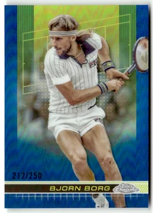Topps Chrome 2024 Tennis No. 115 Bjorn Borg Blue Refractor 212/250 - Bild 1 von 2