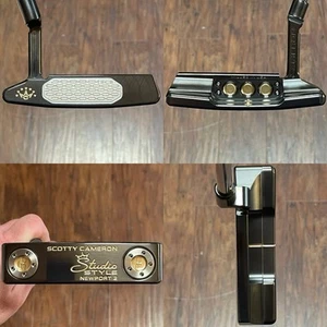 Scotty Cameron 2025 Studio Style Newport 2 Putter - LH - New - Xtreme Dark - GLD - Picture 1 of 11