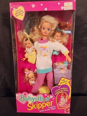 Barbie Niñera Patrón 3 Bebés De Colección 1994 Mattel 12071 Como Se Ve En La Película Foto 1 de 4