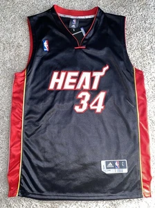 NBA Authentic Wear On Court Adidas RAY ALLEN #34 Miami Heat Jersey Size L - Picture 1 of 10