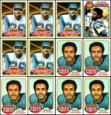 Lydell Mitchell (55) Card Lot - EXCLUSIVE – BE AMONG THE FIRST TO OWN IT! - Image 1 of 4