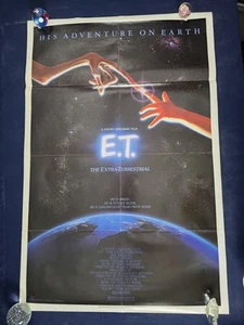 E.T. THE EXTRATERRESTRIAL locandina film originale 1982 / SPIELBERG CLASSIC / rara - Foto 1 di 9