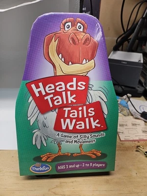 NEW Sealed Head Talk Tails Walk Ages 3 and Over. Game Of Silly Sounds & Movement - Image 1 of 3