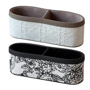 Remote Control Holder 2 Compartments Sundries Container Vanity Holder Desktop - Picture 1 of 11