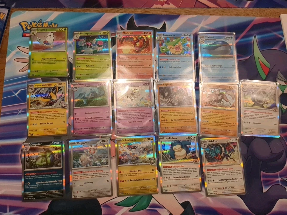 Pokemon Reisegefährten KOMPLETT Holo Set Deutsch Box 16 Karten  - Bild 1 von 1