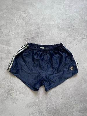 ADIDAS VINTAGE 80s SPRINTER SHORTS BLUE RACER RETRO NYLON RUNNING VINTEX SIZE L - Image 1 of 4