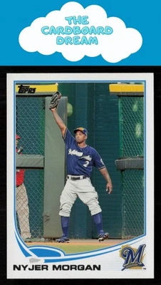 Nyjer Morgan 2013 Topps #172 Milwaukee Brewers 棒球卡 — 第 1/2 张图片