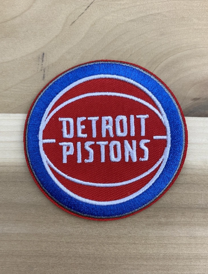 Detroit Pistons - Iron on / Sew on patch 3x3 Inch Free Ship - Image 1 of 1
