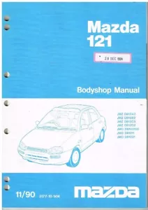 MAZDA 121 Mk2 COMPACT SALOON ORIGINAL 1990 FACTORY BODYWORK REPAIR MANUAL - Picture 1 of 1
