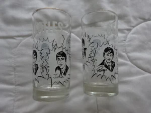 The Beatles Dairy Queen Promotional Glasses 1964 Canada - Picture 1 of 11