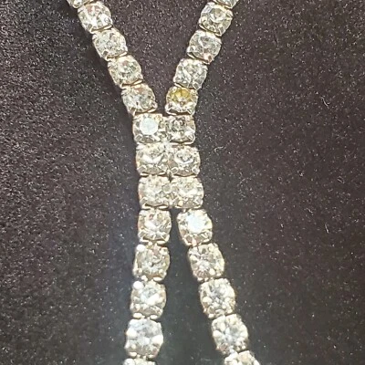 Collar BCBGeneration estrás Y tono plateado Foto 1 de 4