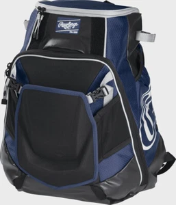 NEW! Rawlings Velo Baseball/Softball Backpack Navy Blue - Picture 1 of 3
